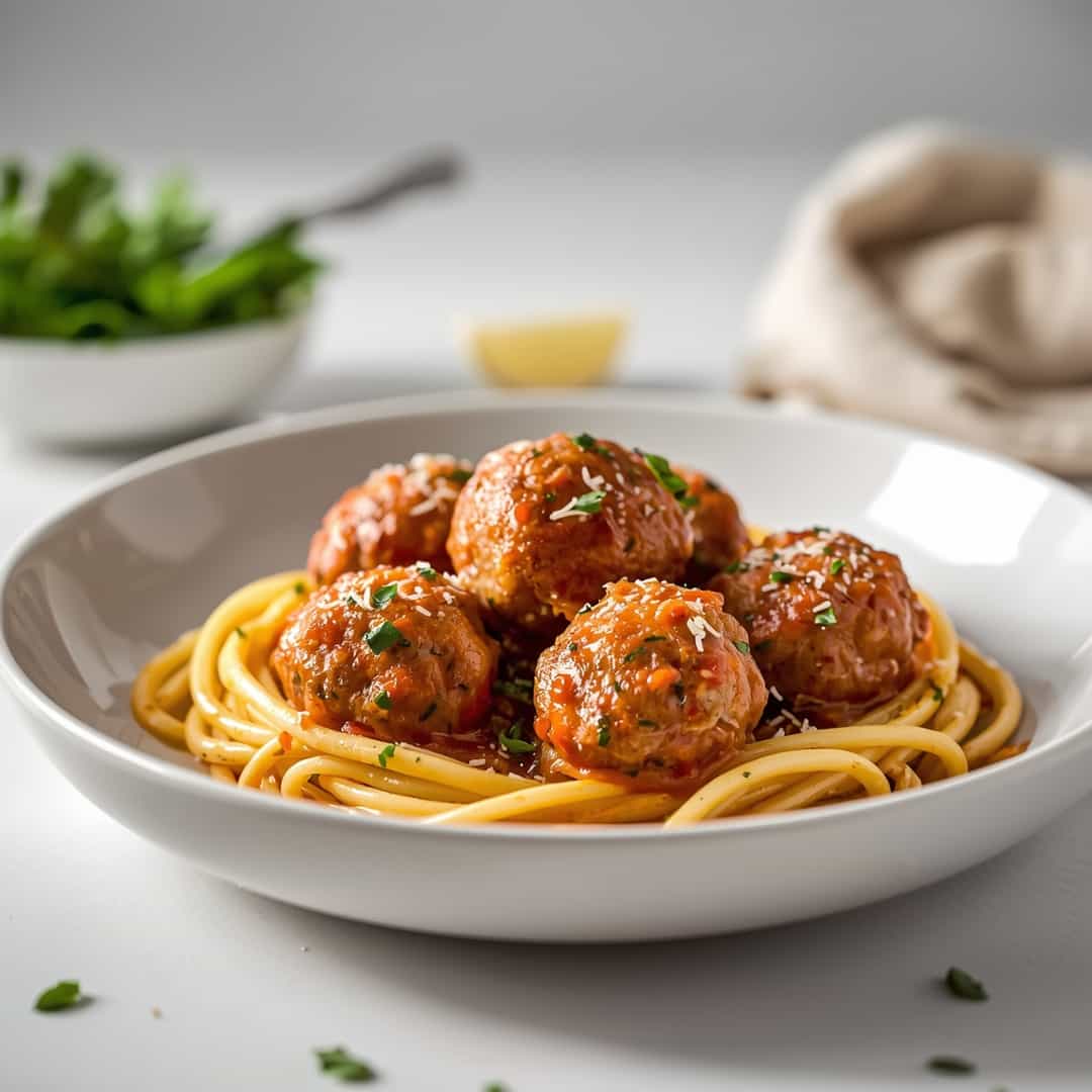 Garlic Parmesan Meatballs