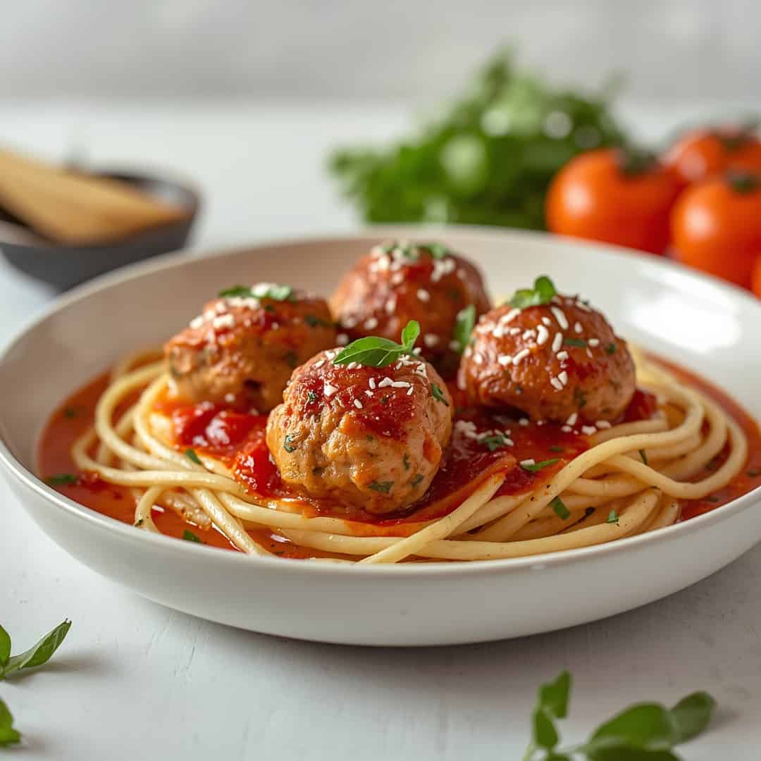Greek Chicken Meatballs 2 Greek Chicken Meatballs