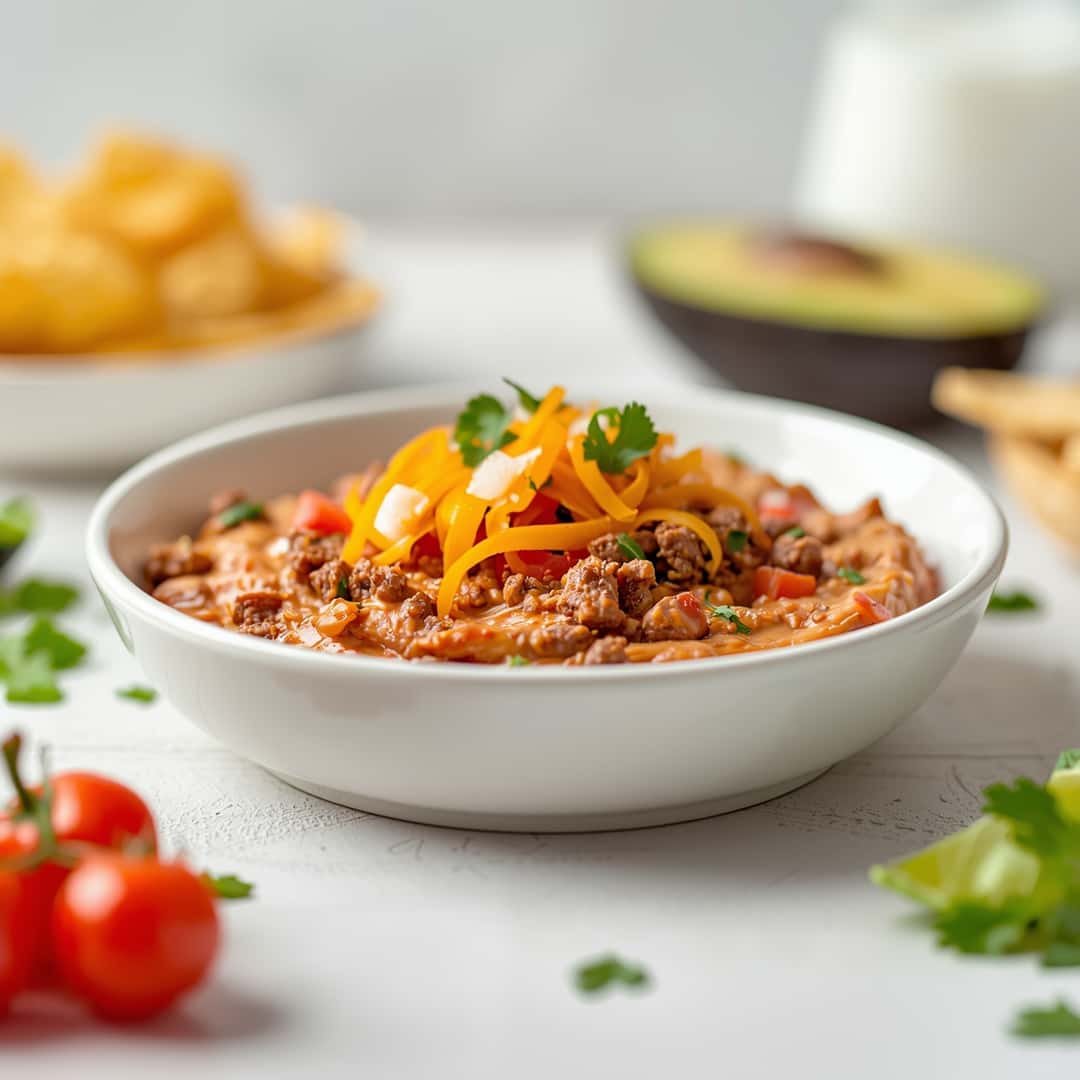 Ground Beef Taco Dip