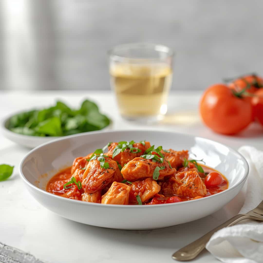 Healthy Chicken Pomodoro Skillet 2 Healthy Chicken Pomodoro Skillet