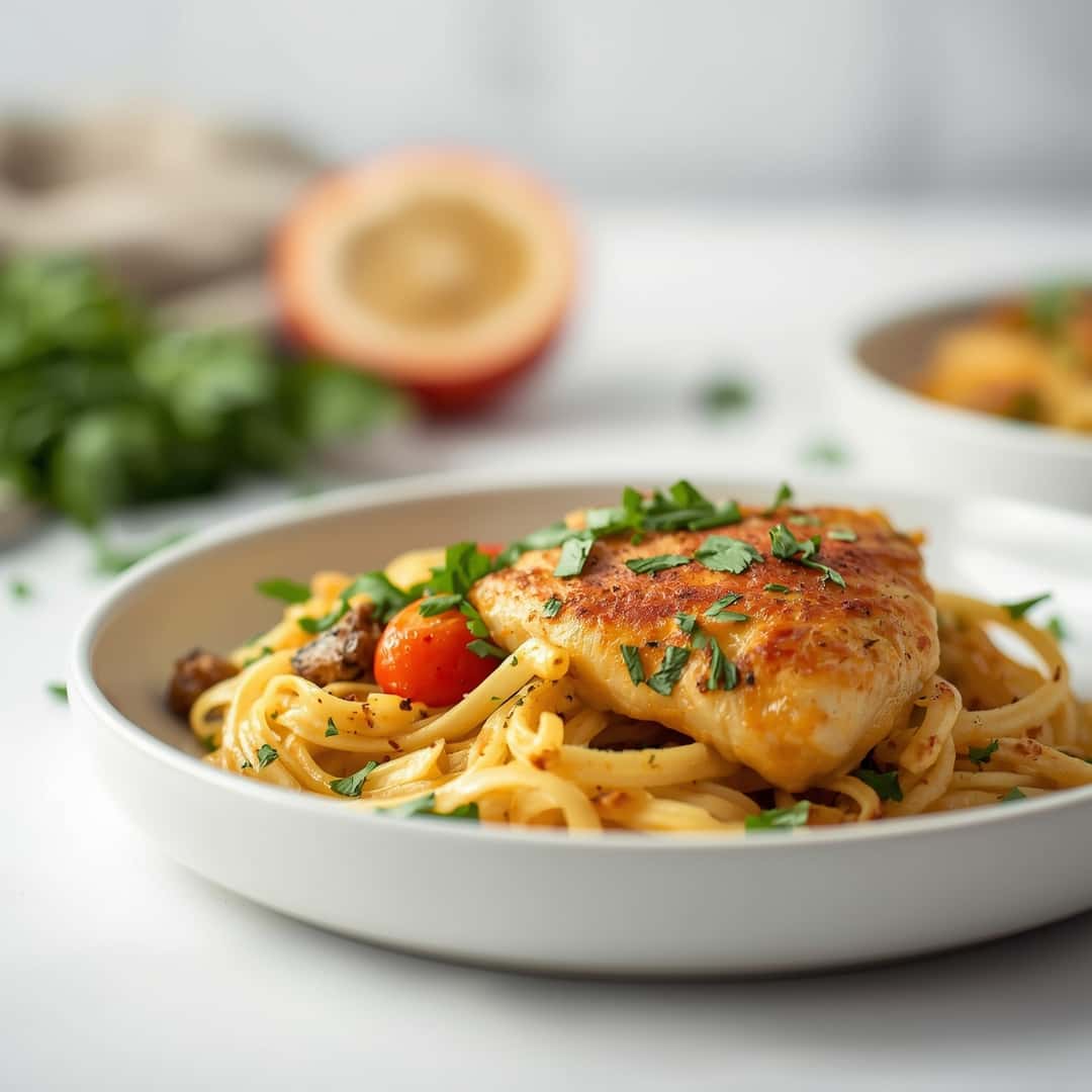 High Protein Chicken Zucchini Bake