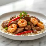High Protein Steak Shrimp Stir-Fry