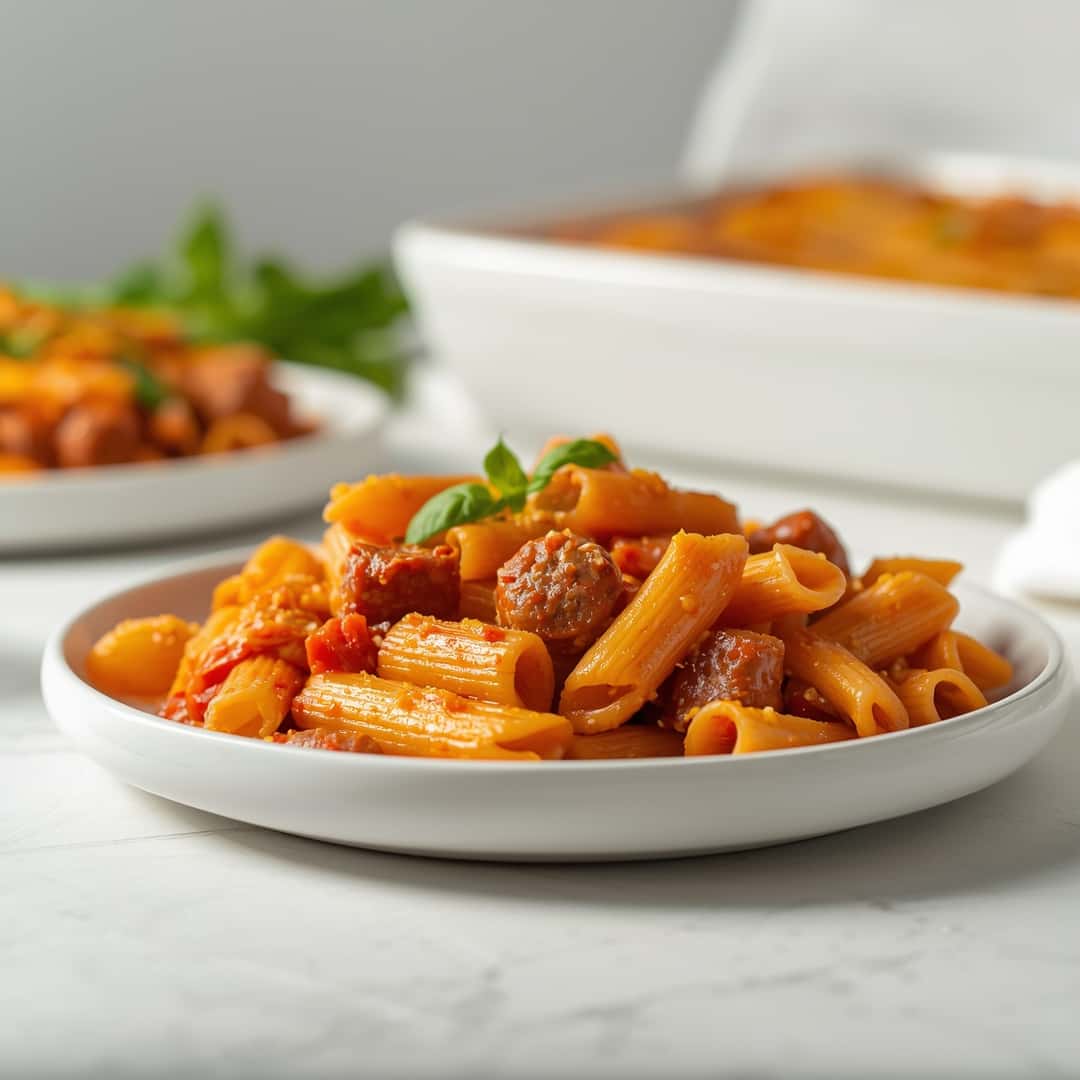 Italian Sausage Penne Casserole