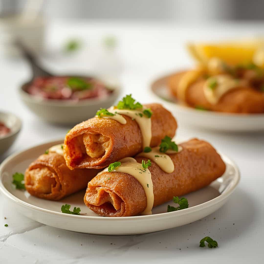Jalapeno Popper Egg Rolls