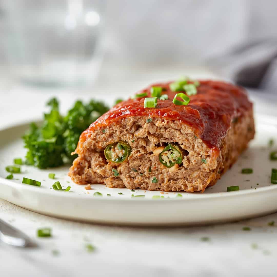 Jalapeno Popper Stuffed Meatloaf - Traditional Country Recipe
