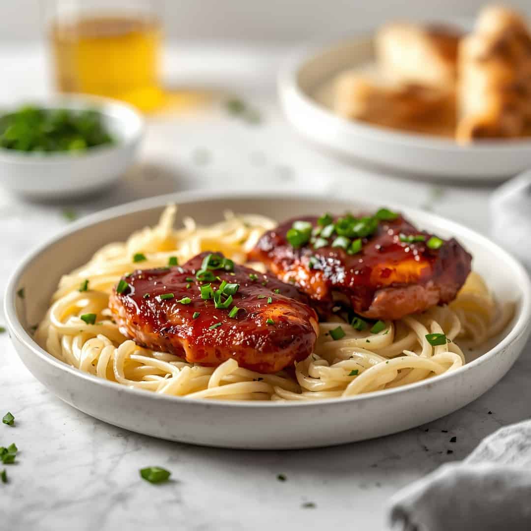 Low Carb BBQ Chicken Thighs