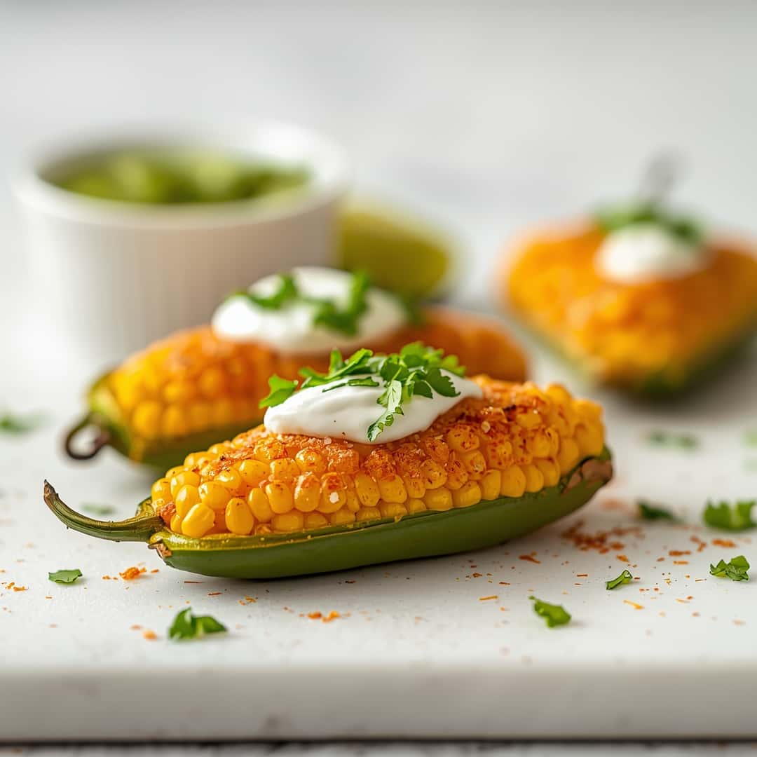 Mexican Street Corn Jalapeno Poppers