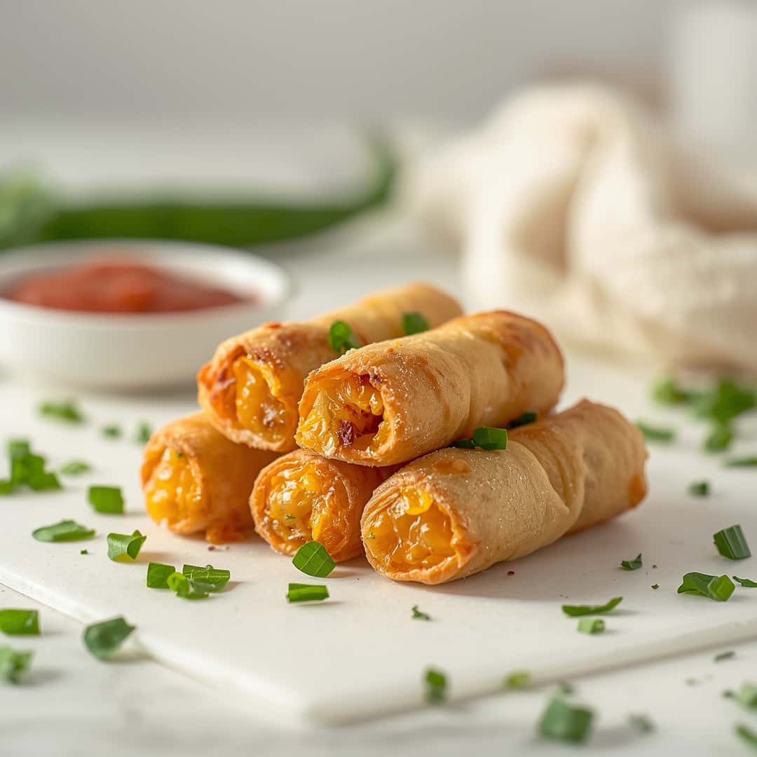 Mini Jalapeno Popper Egg Rolls