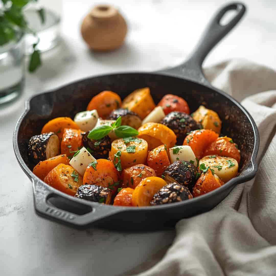 One Pan Greek Vegetables Recipe