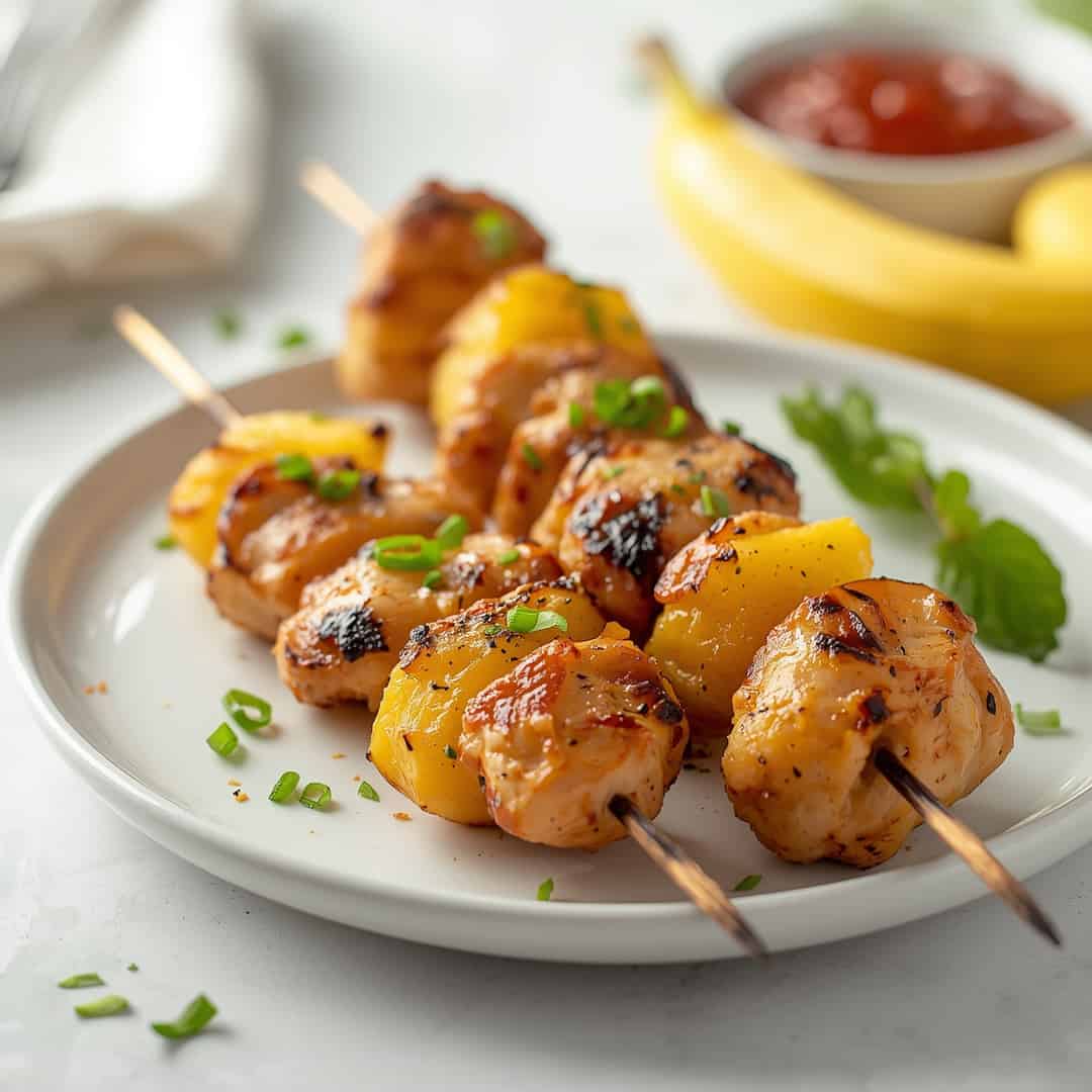 Pineapple Chicken Kabobs