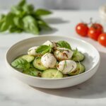 Quick Cucumber Mozzarella Salad
