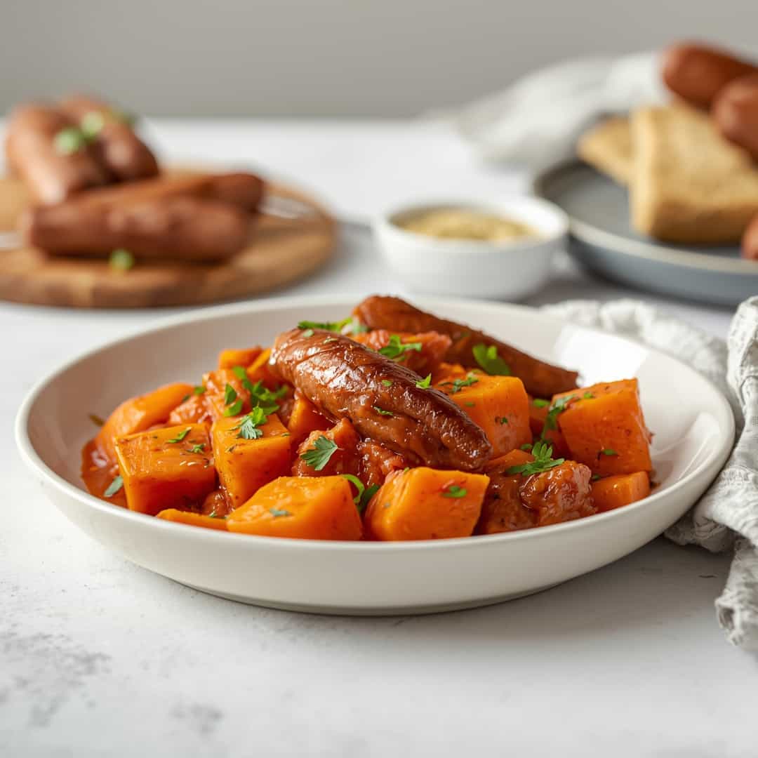Sausage and Sweet Potatoes