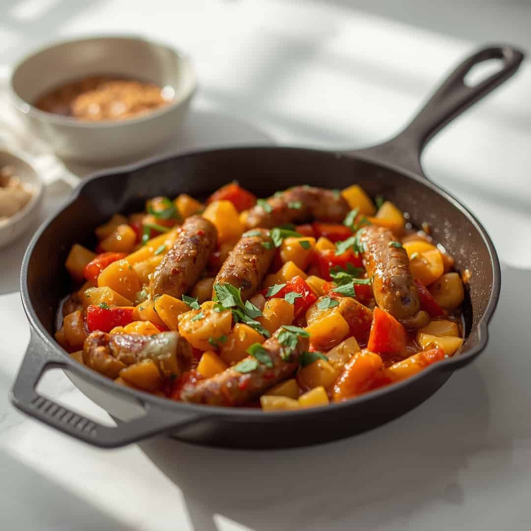 Sausage and Veggies Skillet