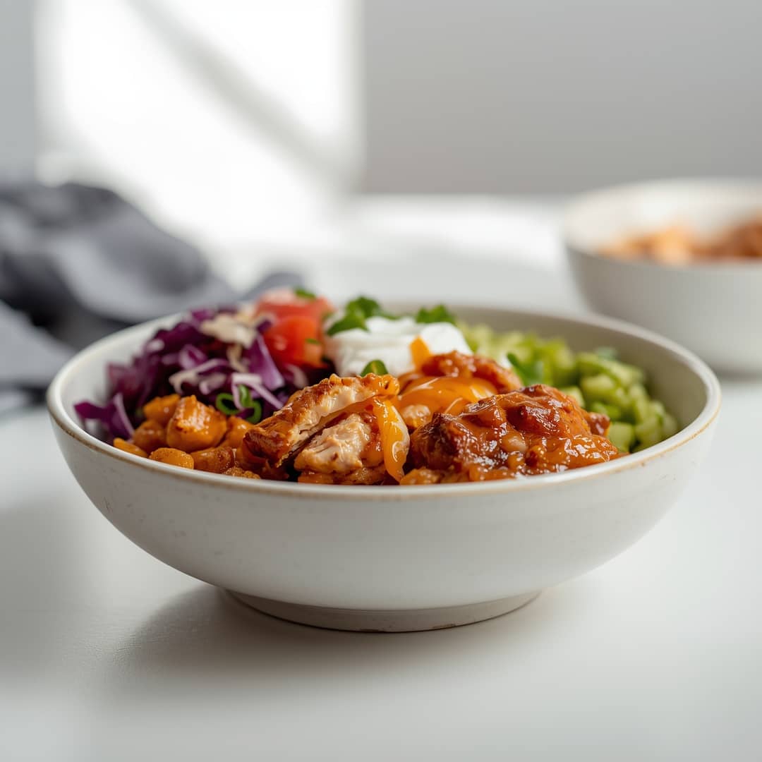 Slow Cooker Chicken Burrito Bowl