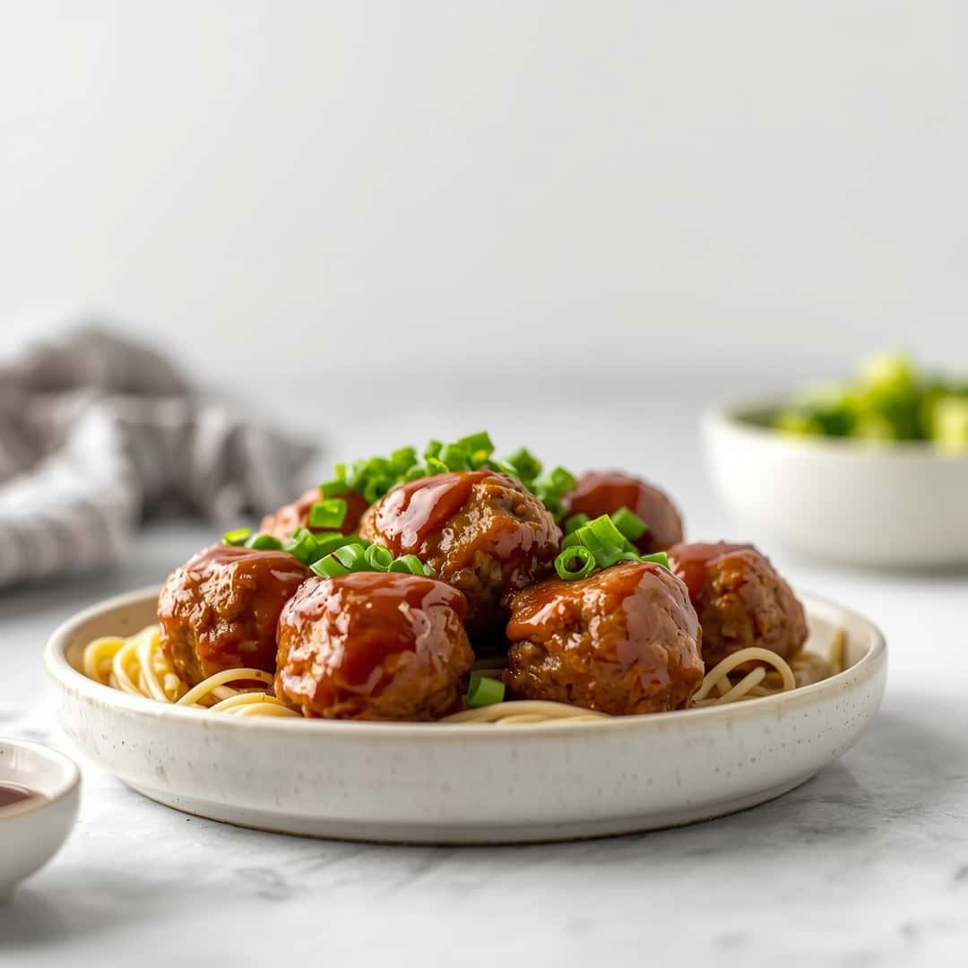 Slow Cooker Teriyaki Turkey Meatballs 2 Slow Cooker Teriyaki Turkey Meatballs