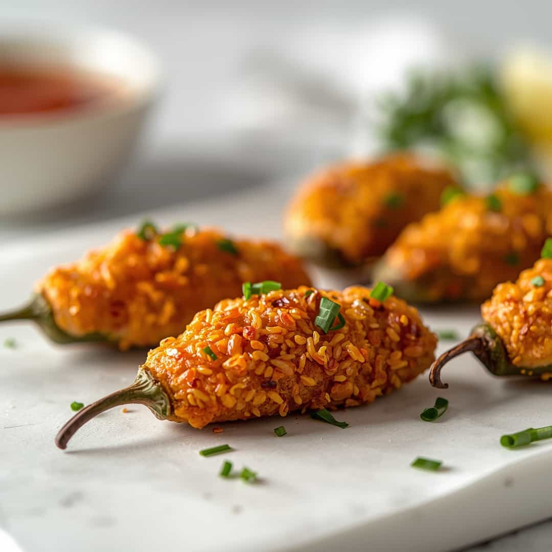 Spicy Crunchy Jalapeno Poppers