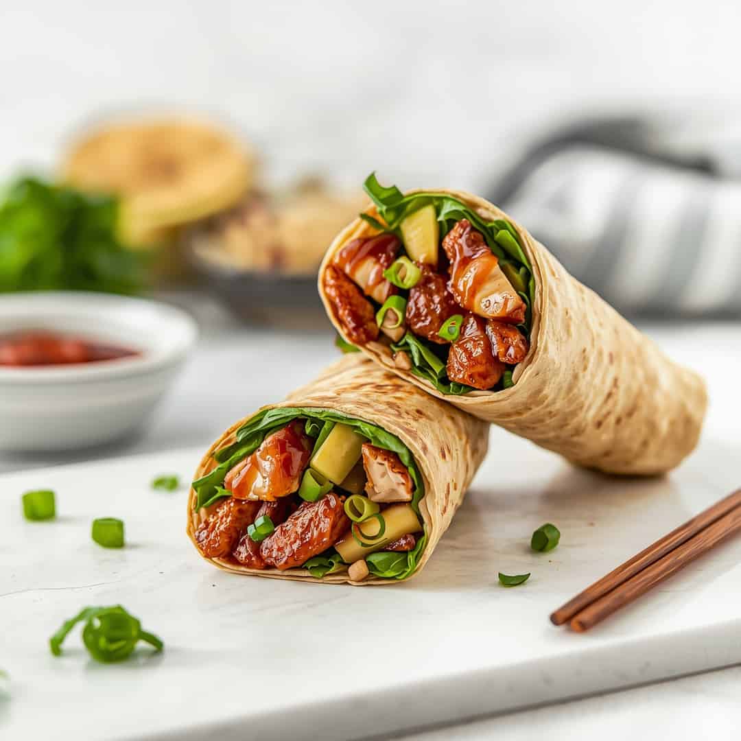 Teriyaki Chicken Wrap 2 Teriyaki Chicken Wrap