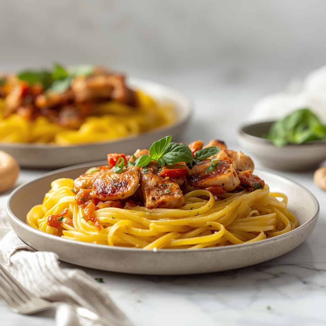 Tuscan Chicken and Spaghetti Squash