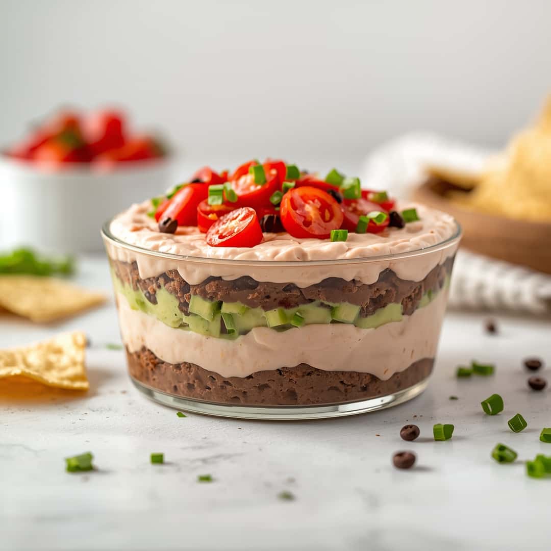 Ultimate Seven Layer Bean Dip