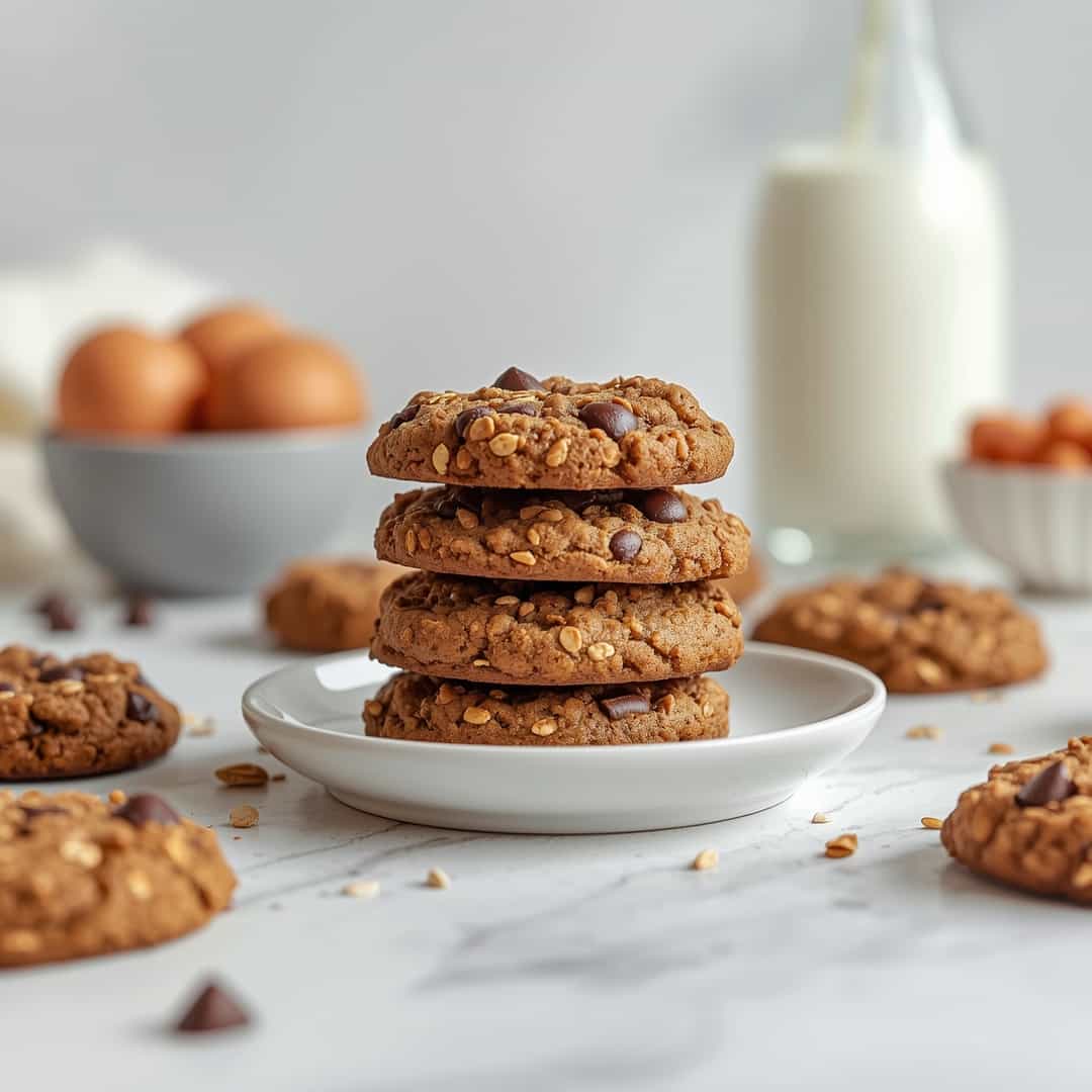 healthy oatmeal protein cookies recipe