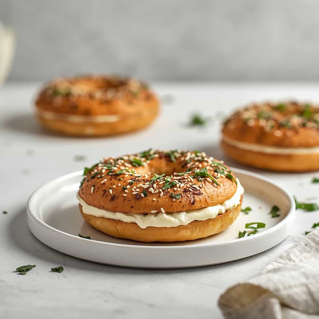 3 Ingredient Cottage Cheese Protein Bagels
