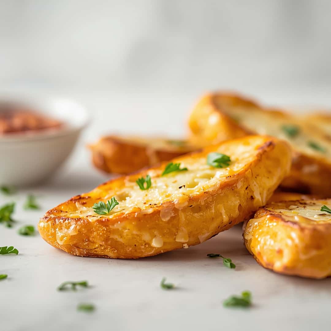 Air Fryer Cheesy Tortilla Garlic Bread 2 Air Fryer Cheesy Tortilla Garlic Bread