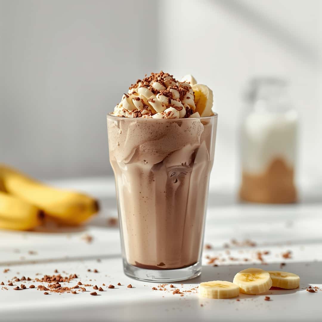 Banana Ice Cream Milkshake Nutella