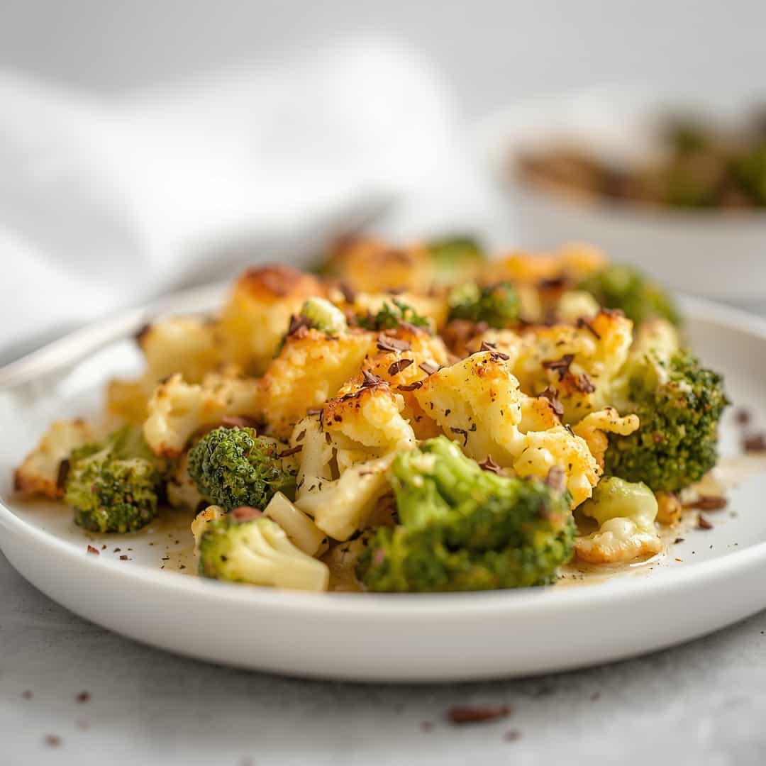 Best Keto Broccoli Cauliflower Au Gratin