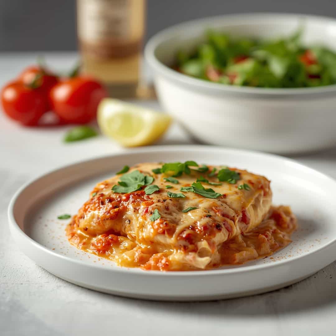 Cheesy Bruschetta Chicken Bake