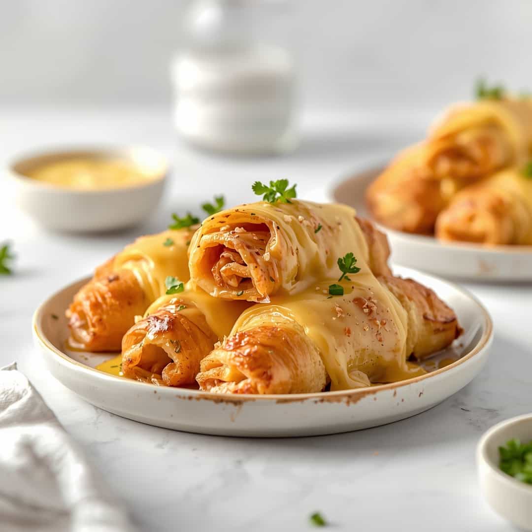 Cheesy Chicken Crescent Rolls