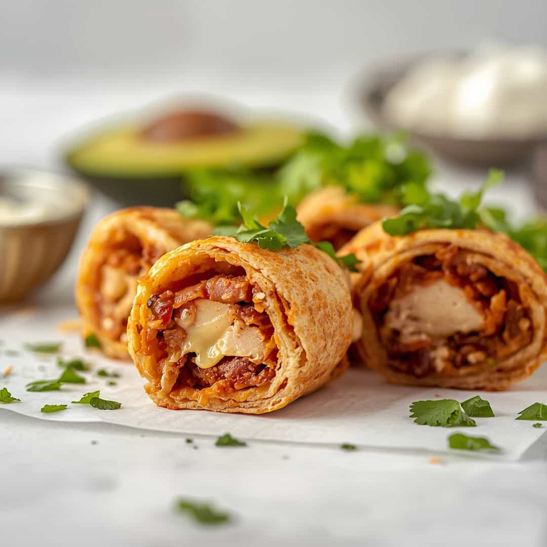 Chicken Taco Pinwheels 1 Chicken Taco Pinwheels