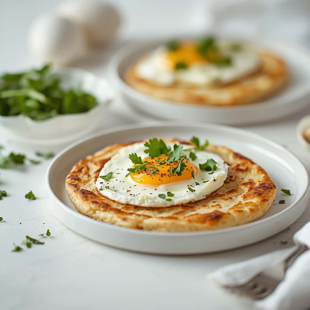 Cottage Cheese Egg Flatbread