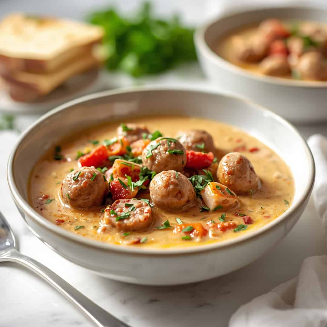 Creamy Keto Italian Sausage Soup