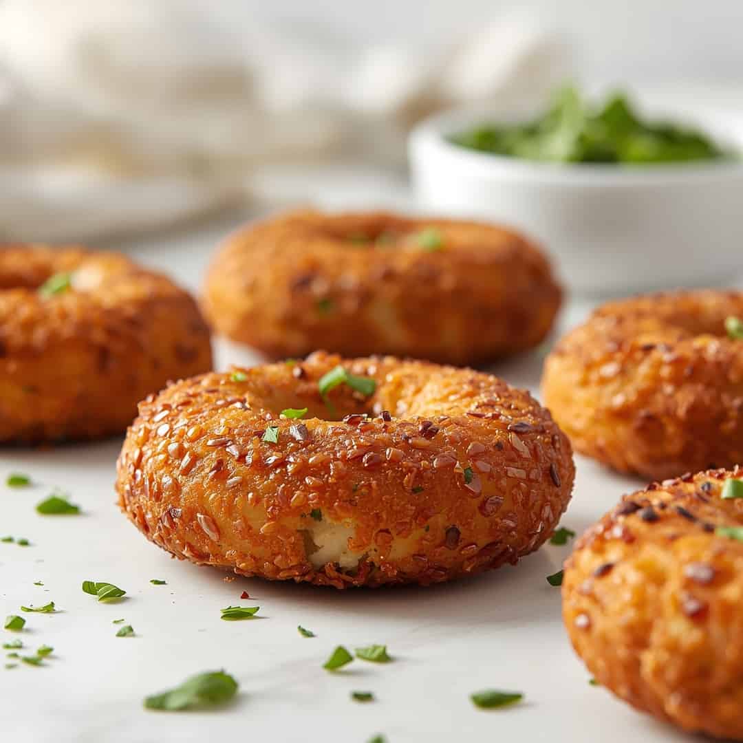 Crispy Easy Low Carb Bagel Bites