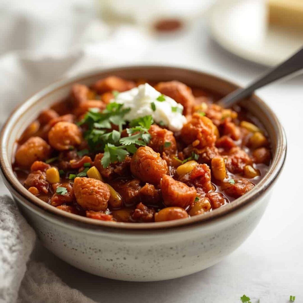 Crock pot Vegetarian Chili Recipe