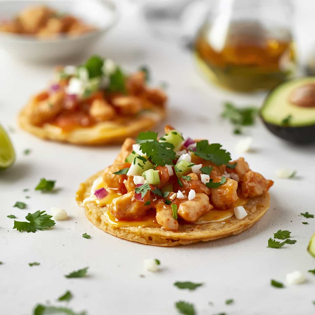 Easy Chicken Tostadas - Traditional Country Recipe
