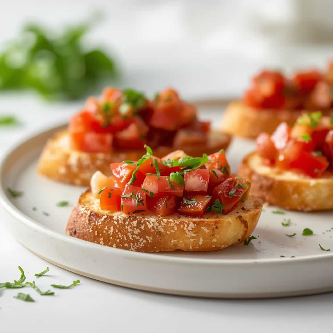 Easy Garlic Bruschetta