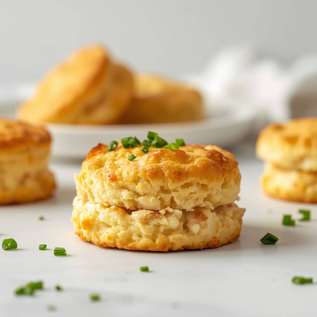 Easy Keto Cheddar Biscuits