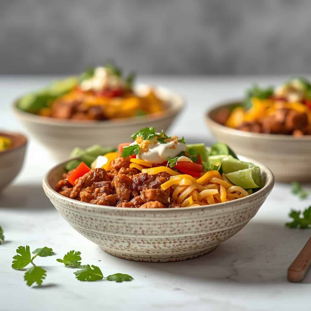 Easy Southwest Chicken Burrito Bowls