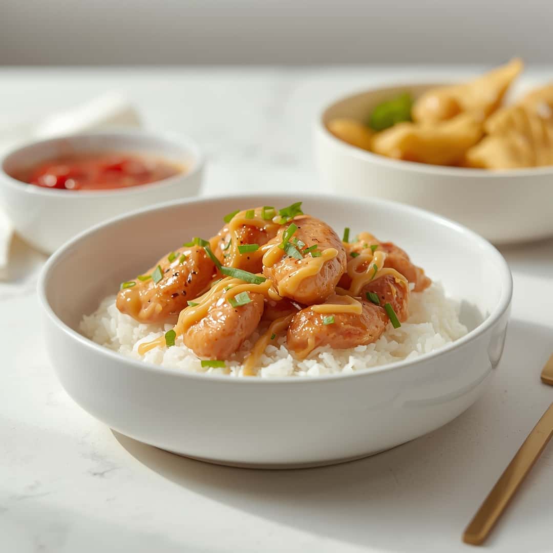 Hawaiian Chicken with Coconut Rice 2 Hawaiian Chicken with Coconut Rice