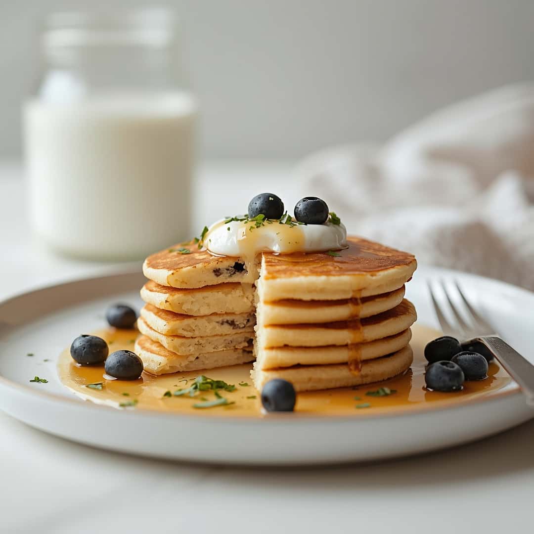 Healthy Flourless Cottage Cheese Pancakes
