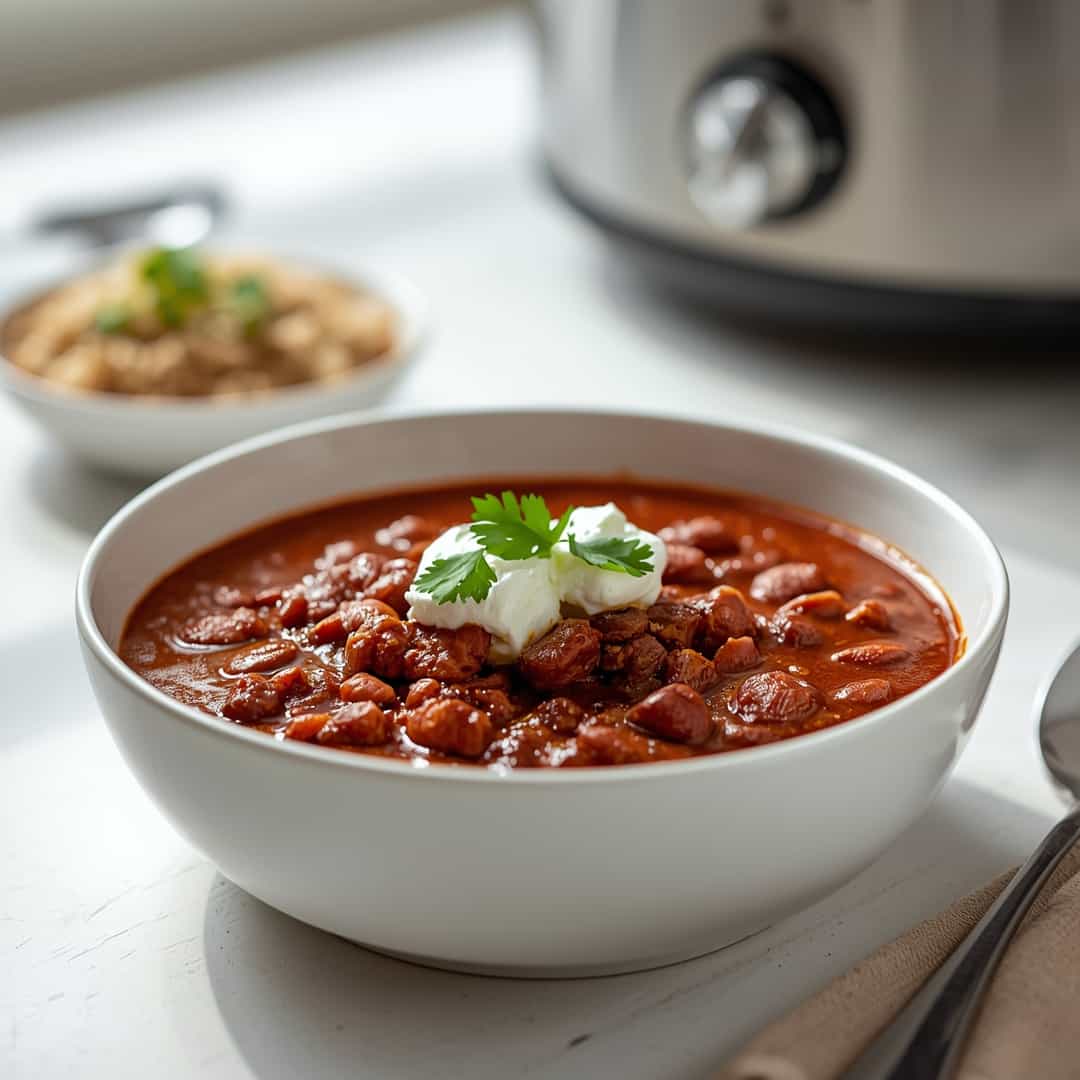 Healthy Slow Cooker Chili 2 Healthy Slow Cooker Chili