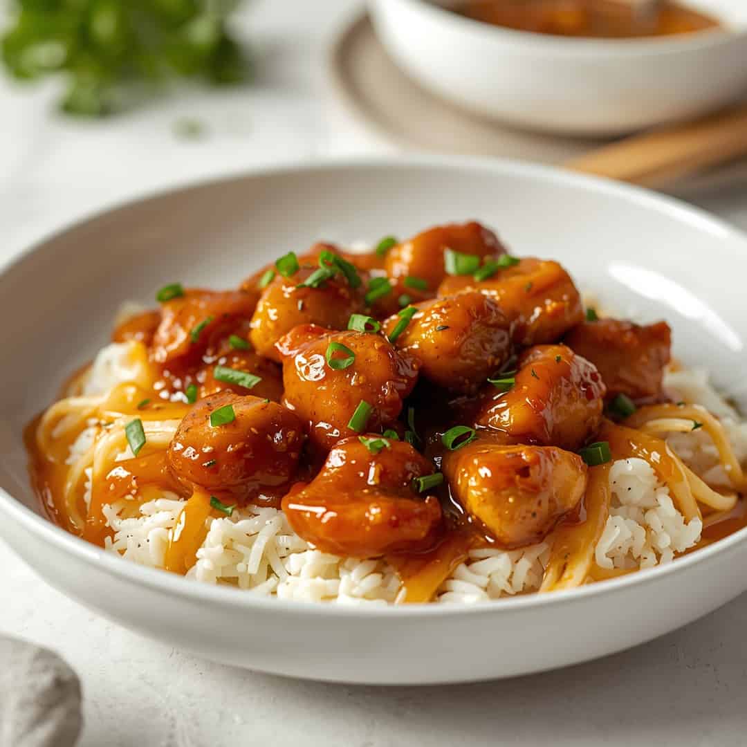 Honey Garlic Chicken Dinner