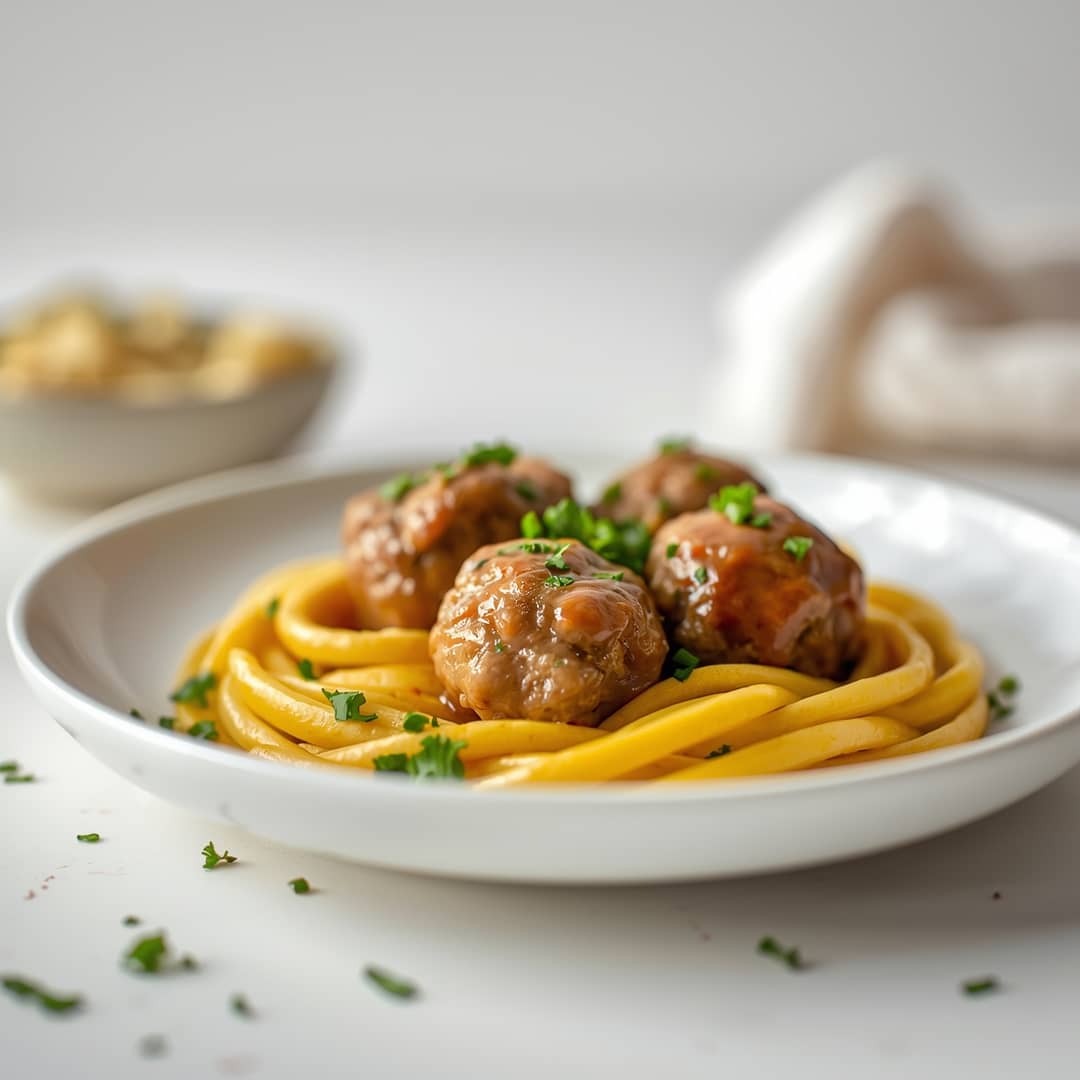 Keto Garlic Butter Meatballs