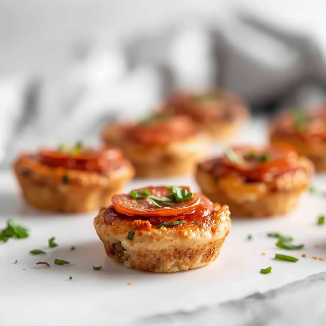 Keto Low Carb Pepperoni Pizza Bites