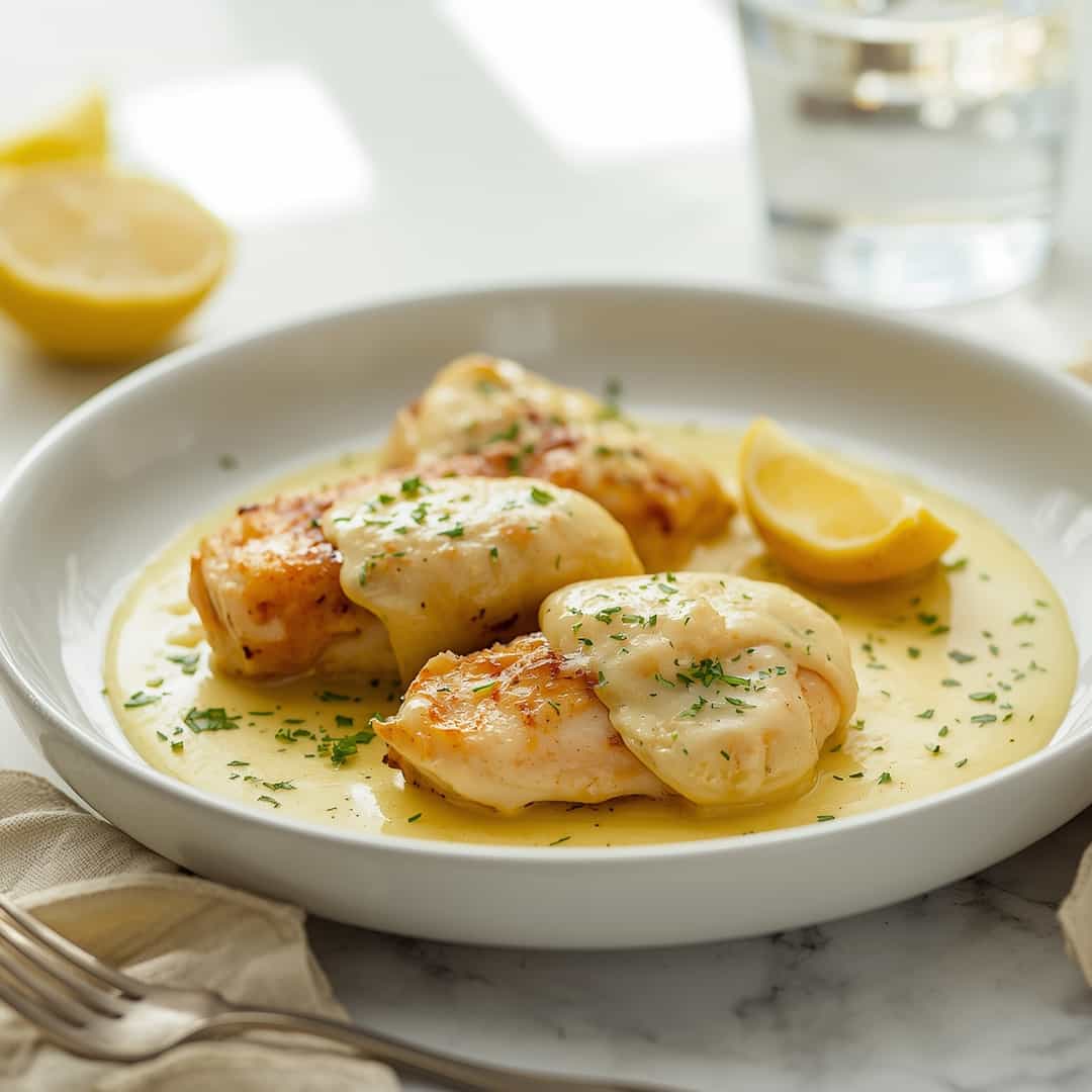Lemon Chicken with Butter Sauce