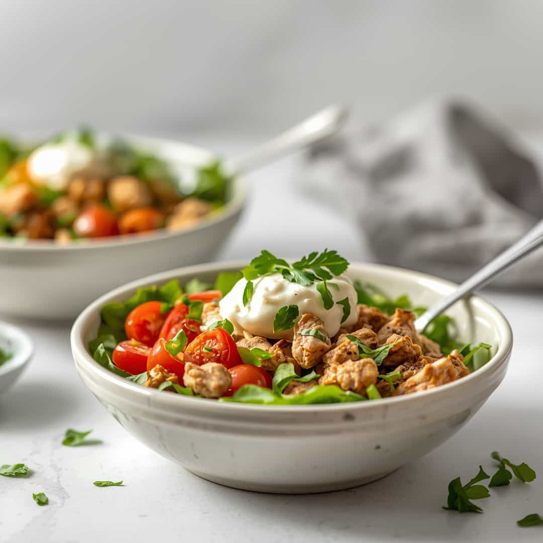 Low Carb Keto Greek Chicken Bowls