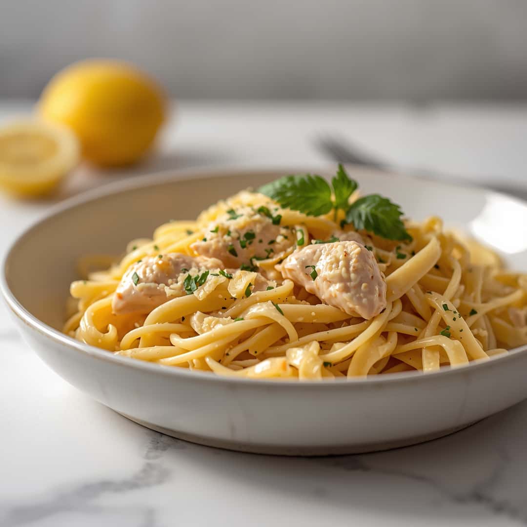 Quick Creamy Lemon Chicken Pasta 2 Quick Creamy Lemon Chicken Pasta