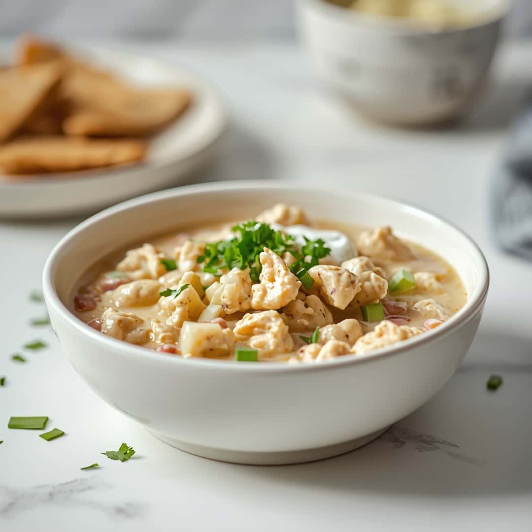 Simple Keto White Chicken Chili