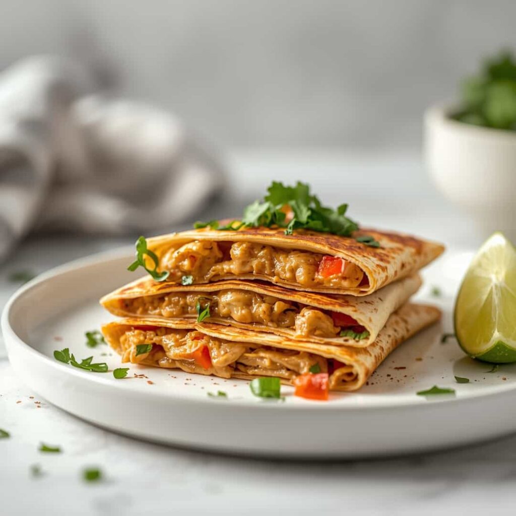 Slow Cooker Chicken Quesadillas